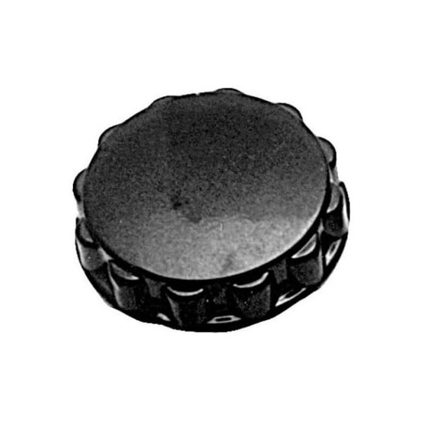 Allpoints 22-1294 2 1/2" Fluted Black Knob